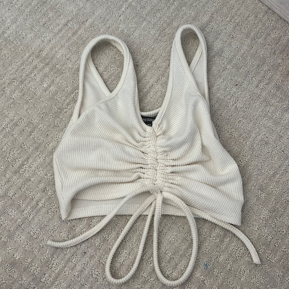 A White Top with Bow
